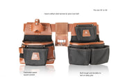 Oiled Tanned & Heavy Duty Nylon Rig Tool Belt/Pouch/Bag