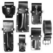 Scaffolding Belt | 7-Piece Leather Scaffold Belt, 2" Wide | Fits Waist Sizes from 32” – 50” | Includes 6 Scaffold Tool Holders