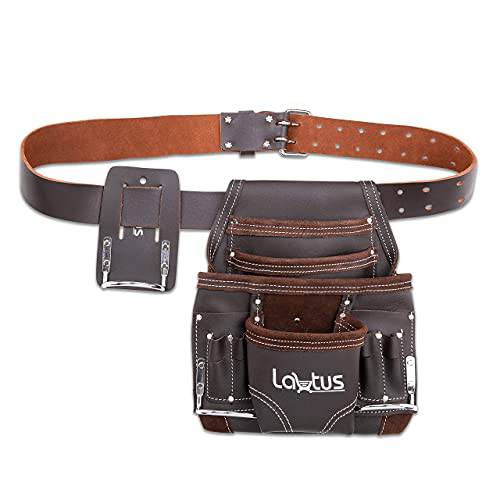 Leather Belt + Hammer Holder + Oiled Tanned Pouch
