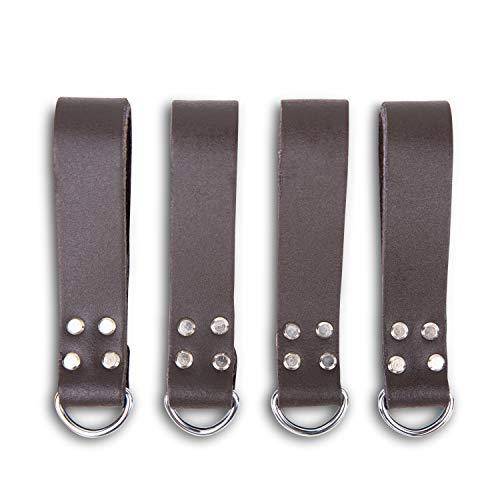 Leather Tool Belt Suspender Hooks Loops