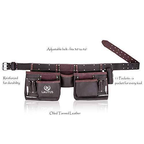 Oil Tanned Leather Tool Belt