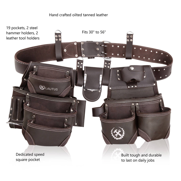Leather tool belt